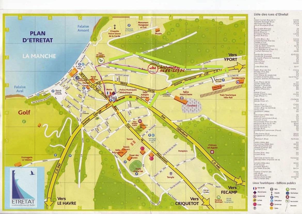 Chambres D'Hotes Les Charmettes Étretat Exteriér fotografie